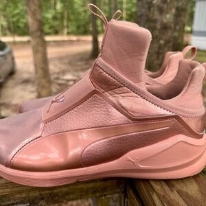 Puma Pink Slip-On Sneakers with Modern Design